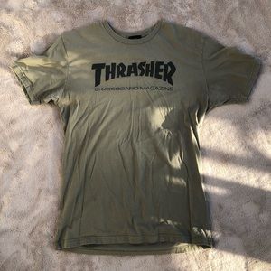 Thrasher green tshirt